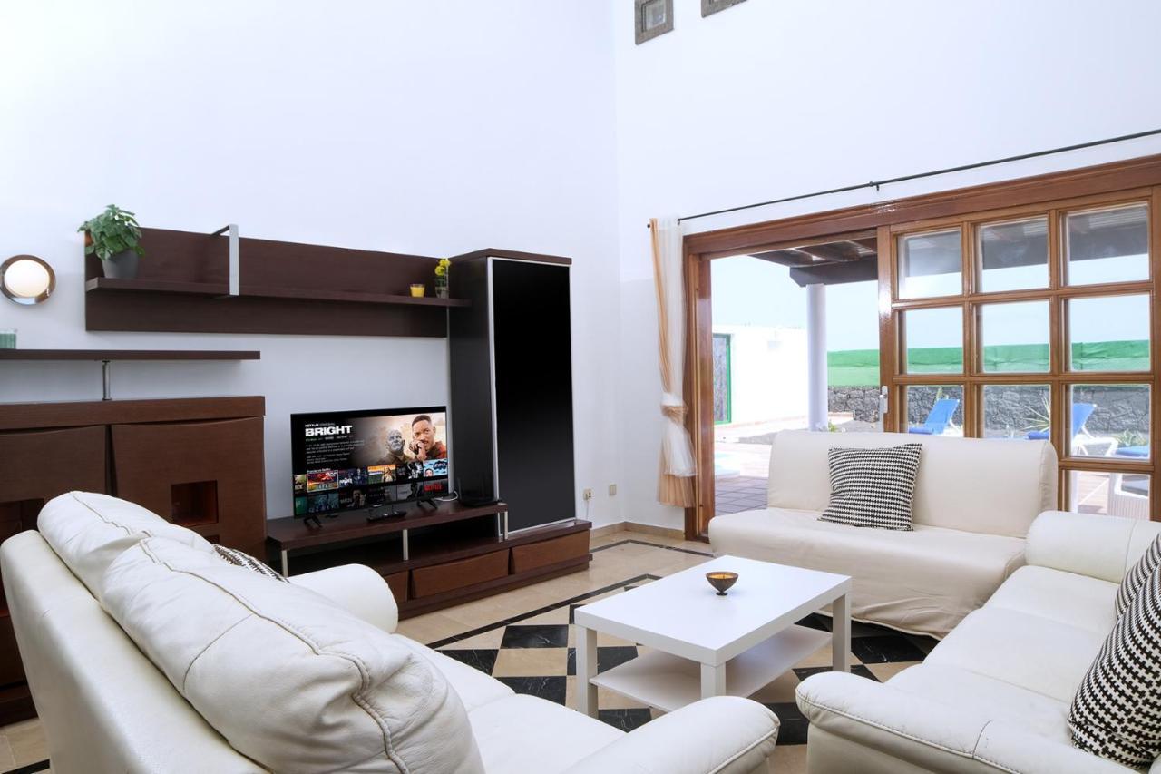 Casa Fatmar Montana Roja-Piscina Privada Villa Playa Blanca Dış mekan fotoğraf